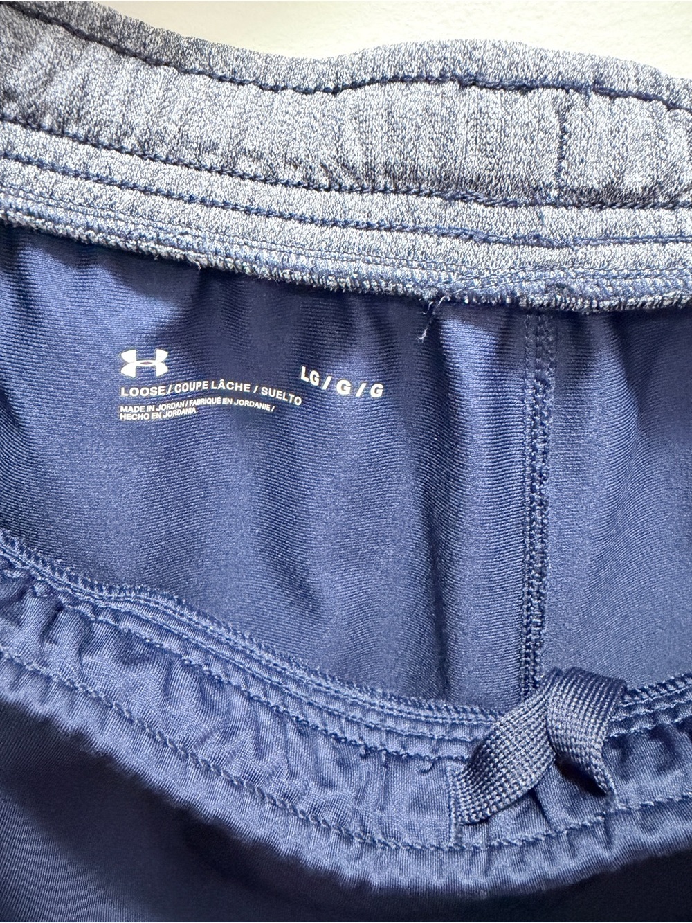 Under Armour Men's Navy Blue Athletic Shorts Size Large - Picture 4 of 6